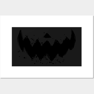 Jack O' Lantern, Pumpkin Mouth Mask, Face Covering Posters and Art